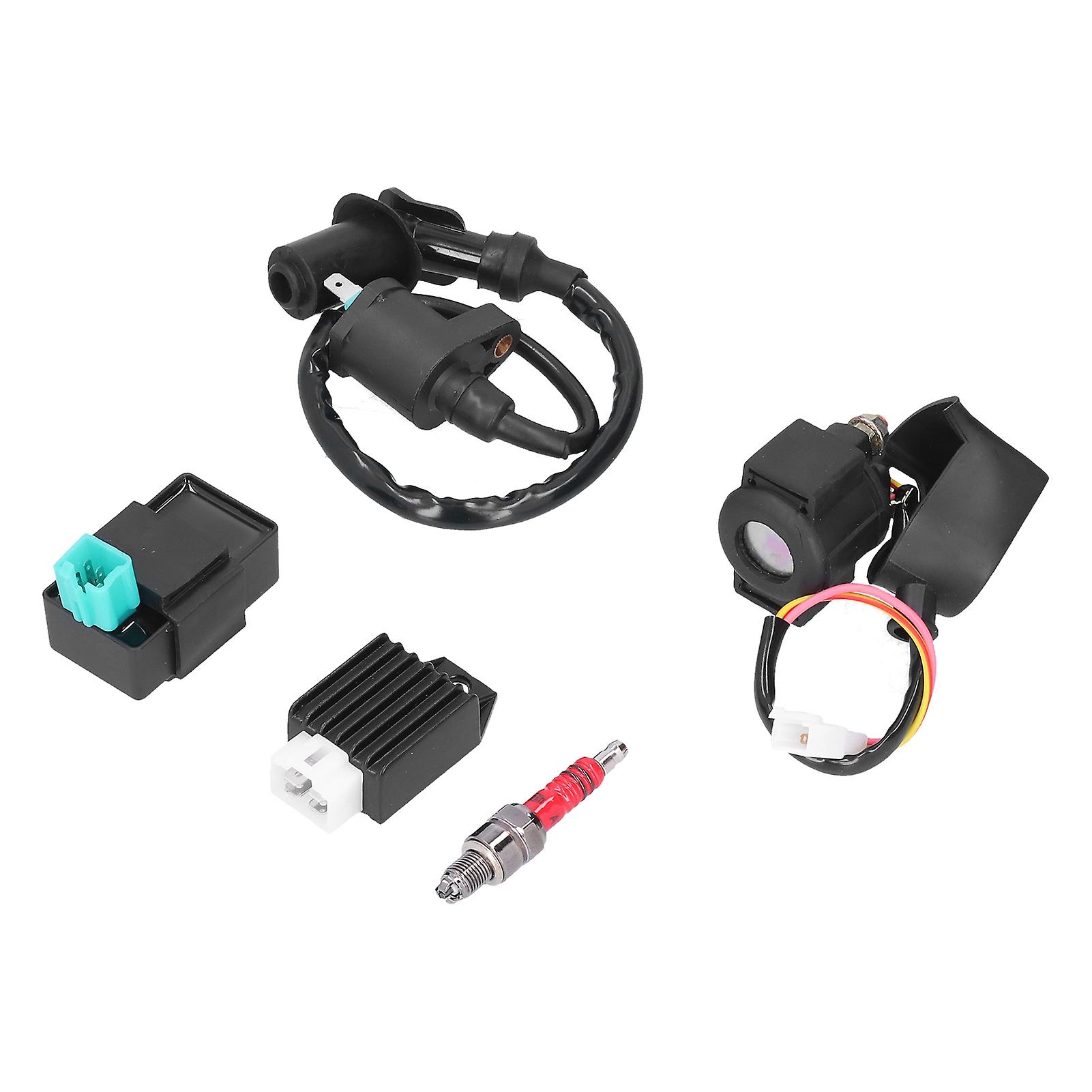 Ignition Coil,5Pin CDI Module Ignition Rectifier Ignition Plug True to Its Promise