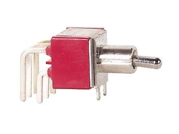 90° horizontal rocker switch Dpdt On-On