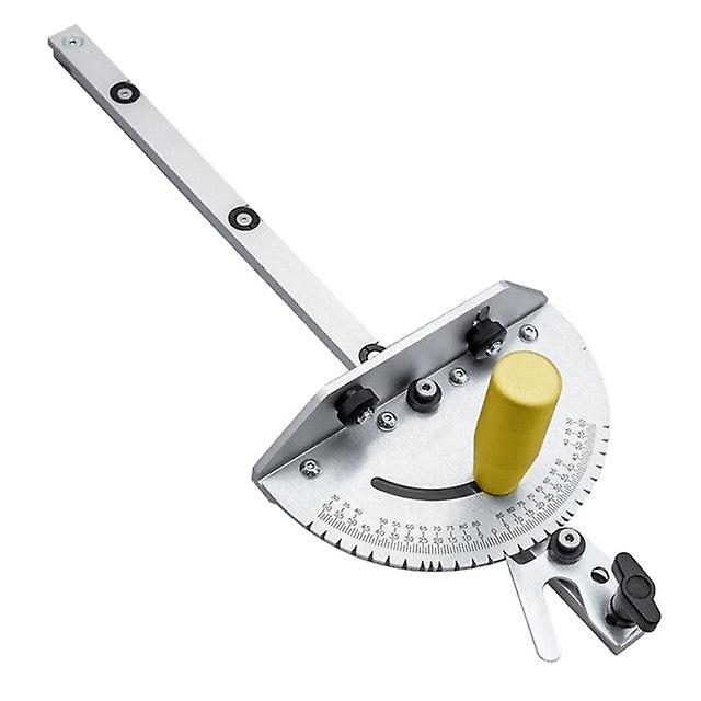 Table Saw Precision Miter Gauge Assembly With A Standard Slot (3/4” X 3/8”) Aluminum Bar With Removable Retaining Disc