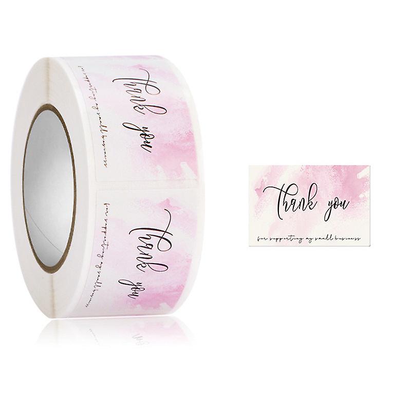 2X500buc Crăciun Crăciun 350buc Vă mulțumim pentru comandă Mulțumesc Autocolant Dreptunghi Etichetă de afaceri