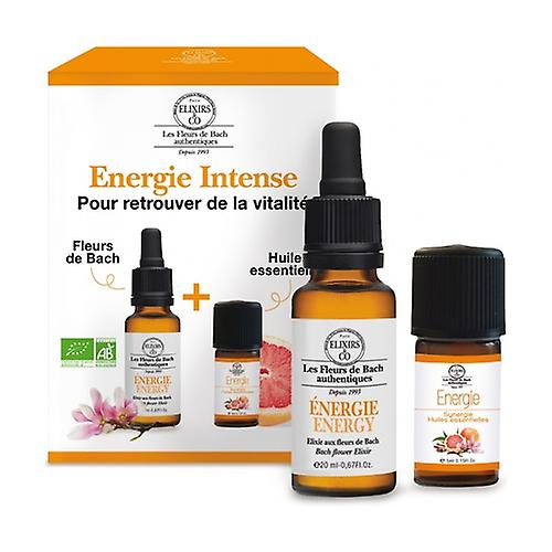 Duos Energie intense - Elixir 20ml + Essential Oils 5ml 2 units