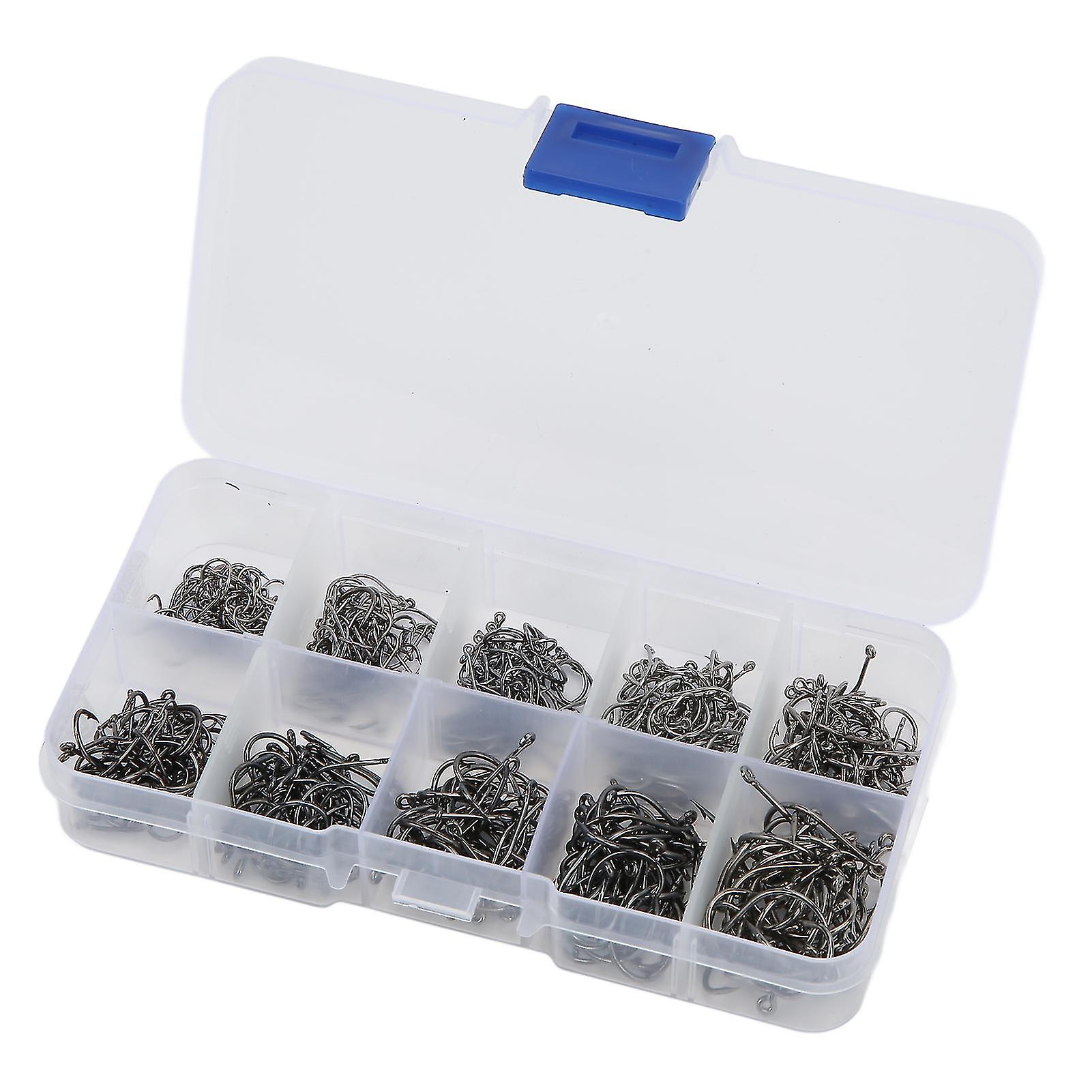 500pcs Black Carbon Steel  - Single Circle