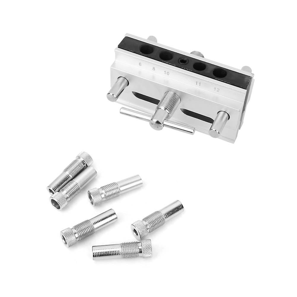 Doweling Jig, Woodworking Doweling Jig Tool Metal Drill Dowel Hole Self Centering Locator for Wood Board, Board Furniture, Drilling, Making Joints