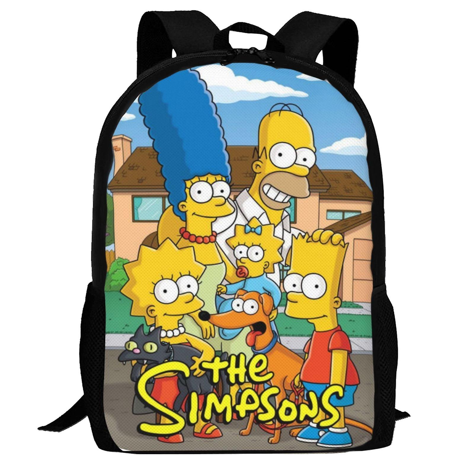 The Simpsons Backpack,Laptop Backpack Lightweight Casual DaypackMulti-Function Travel Backpack