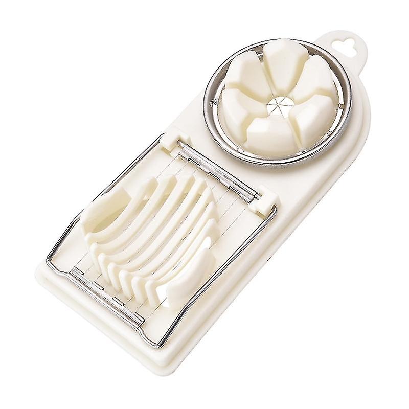 Hard-boiled egg slicer - Sharp stainless steel egg slicer ideal for salads and sandwiches