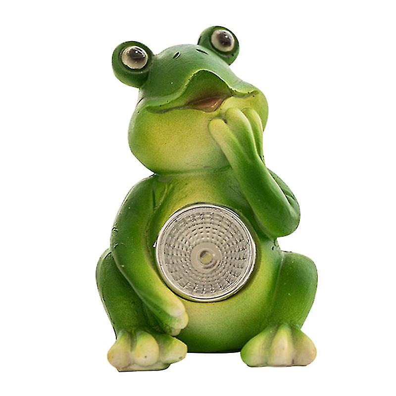 1pcs Frogs Shape Solar Lamp