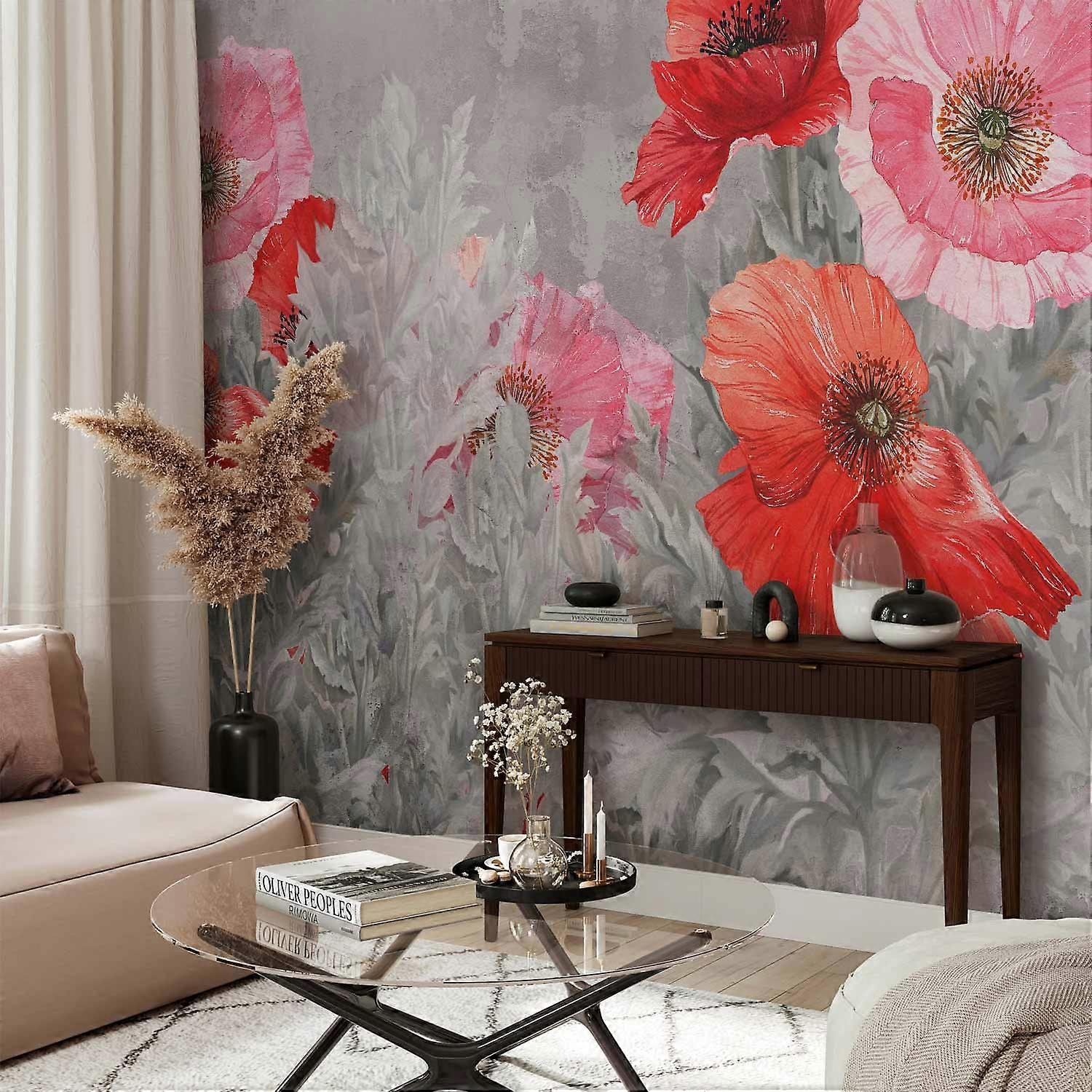 Fotobehang - Grijze Weide,