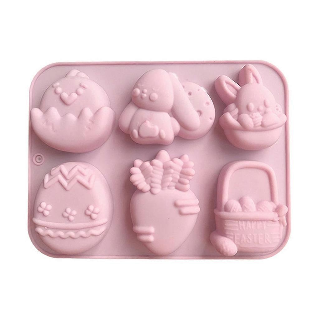 Silicone Chocolate Mold 3D Easter Series Mold Fun Baking Tools For Candy Cake