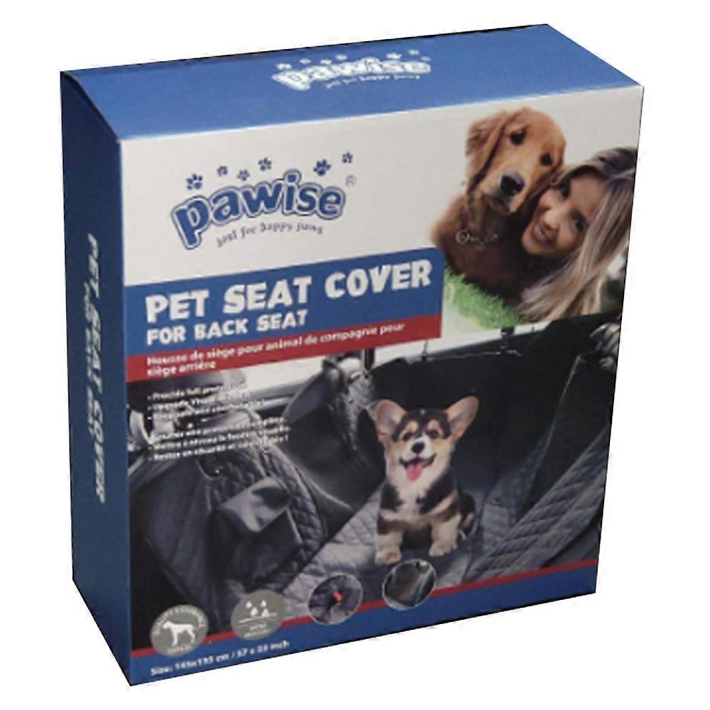 High Quality Durable Pawise Car Waterproof Back Seat Cover for Pets