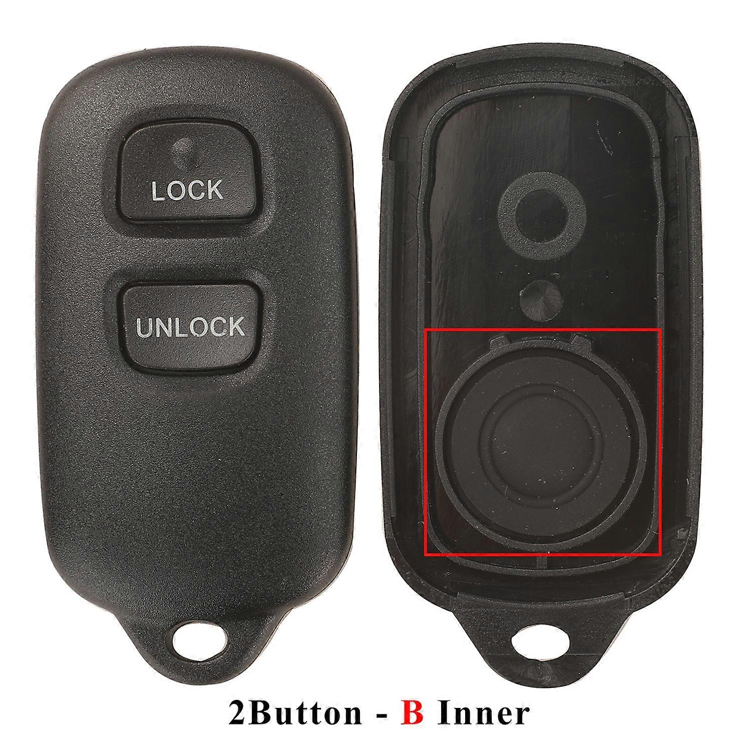 2/3/4BTN Remote Car key Shell fob for Toyota Sequoia 4-Runner 4Runner 2003-2008 Keyless Case Replacement 3Button+Panic