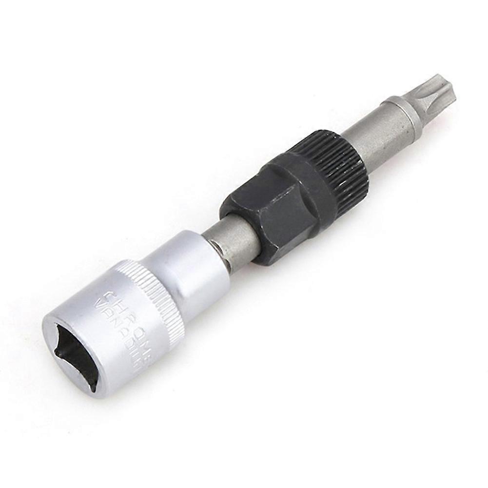 T50 Alternator Pulley Socket Bit with 33 Teeth Tool Alternator Pulley Center Bolt Remover Socket