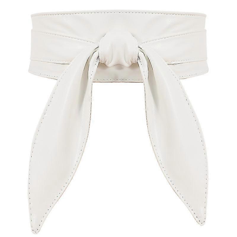 Cinto feminino largo com cinto de cor sólida para vestido