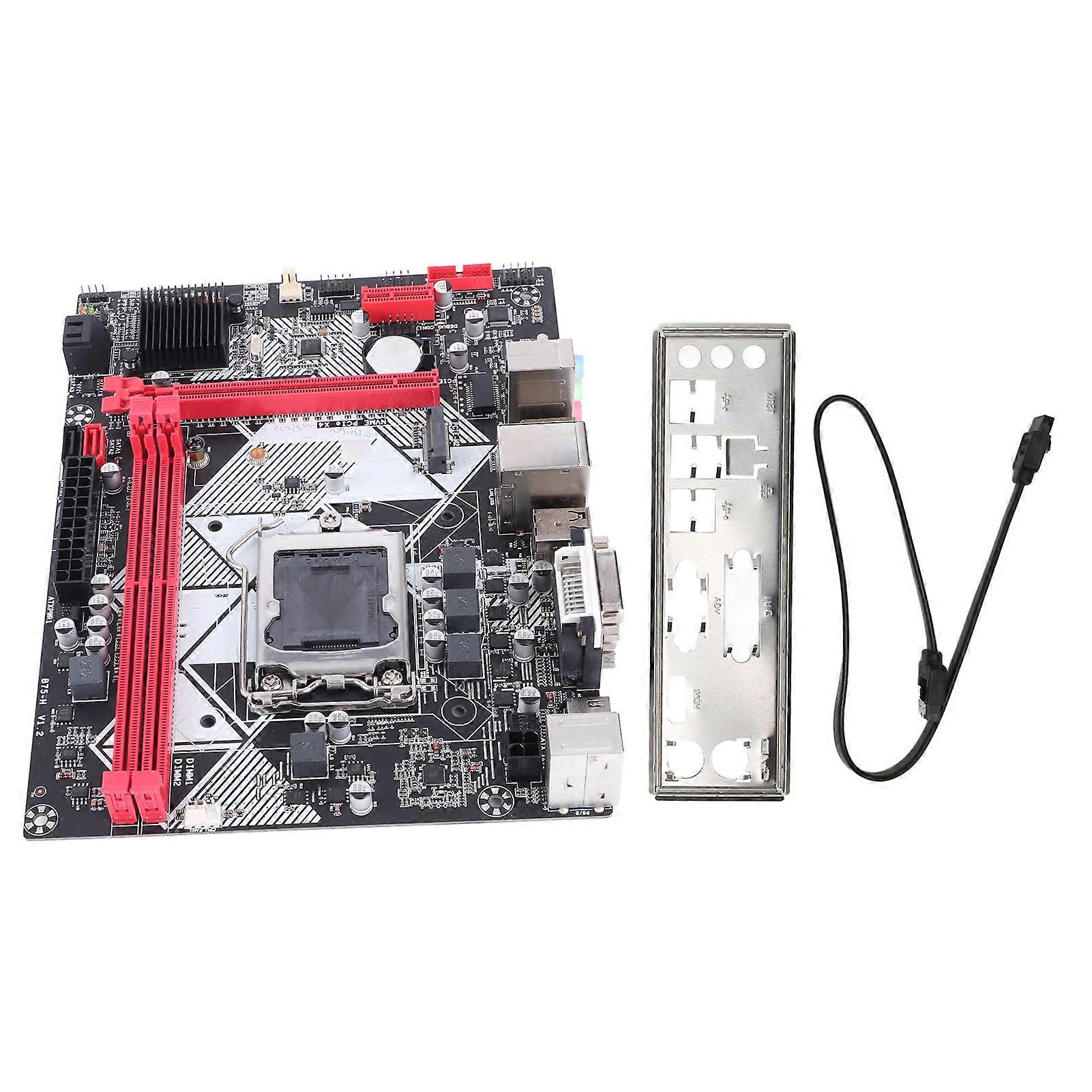 Desktop Motherboard 16GB USB3.0 DDR3 1600MHz VGA DVI HD Output Computer Motherboard for PC Replacement