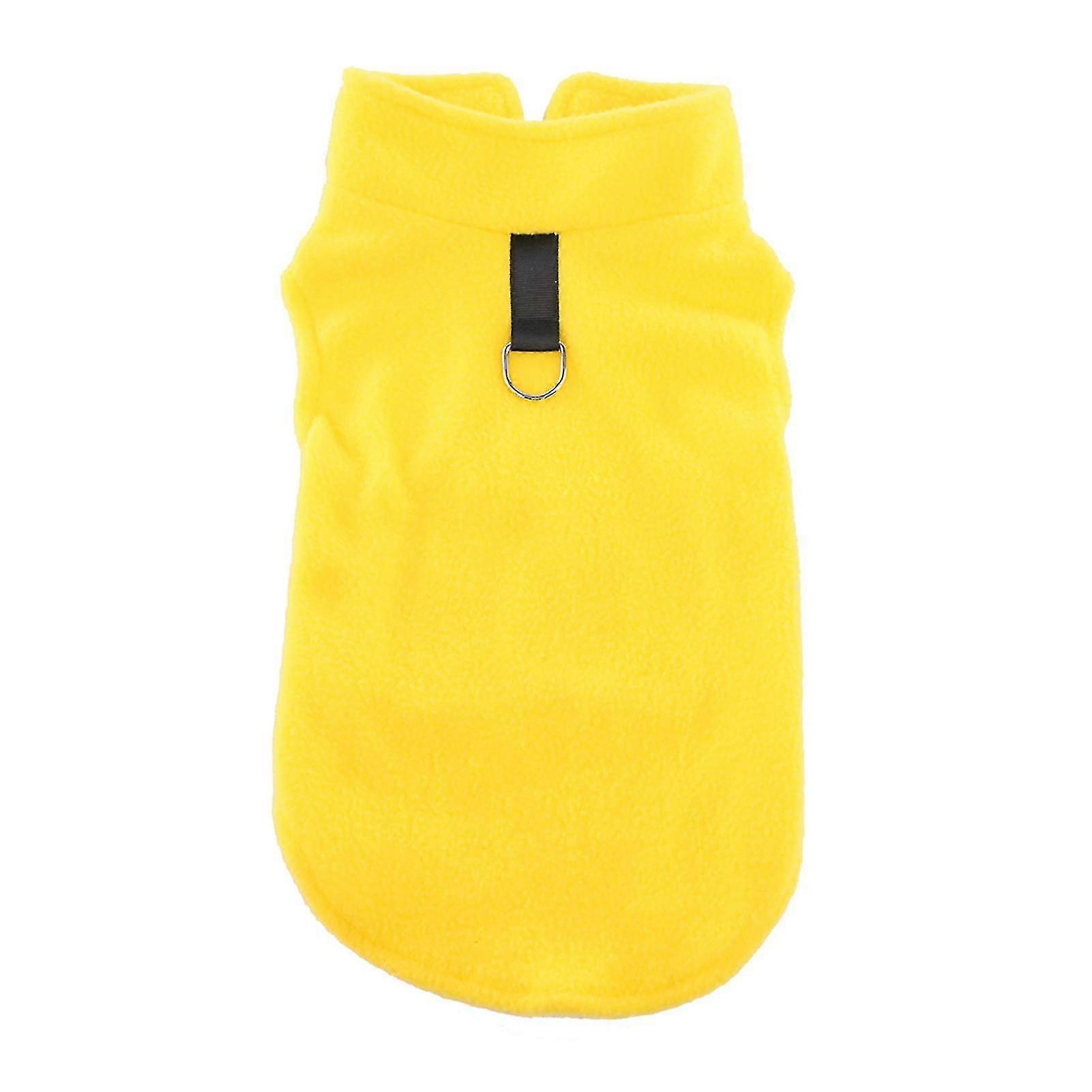 Soft Pet Warm Coat with D-ring Buckle Washable Breathable Pet Overalls for Small Cat Dog