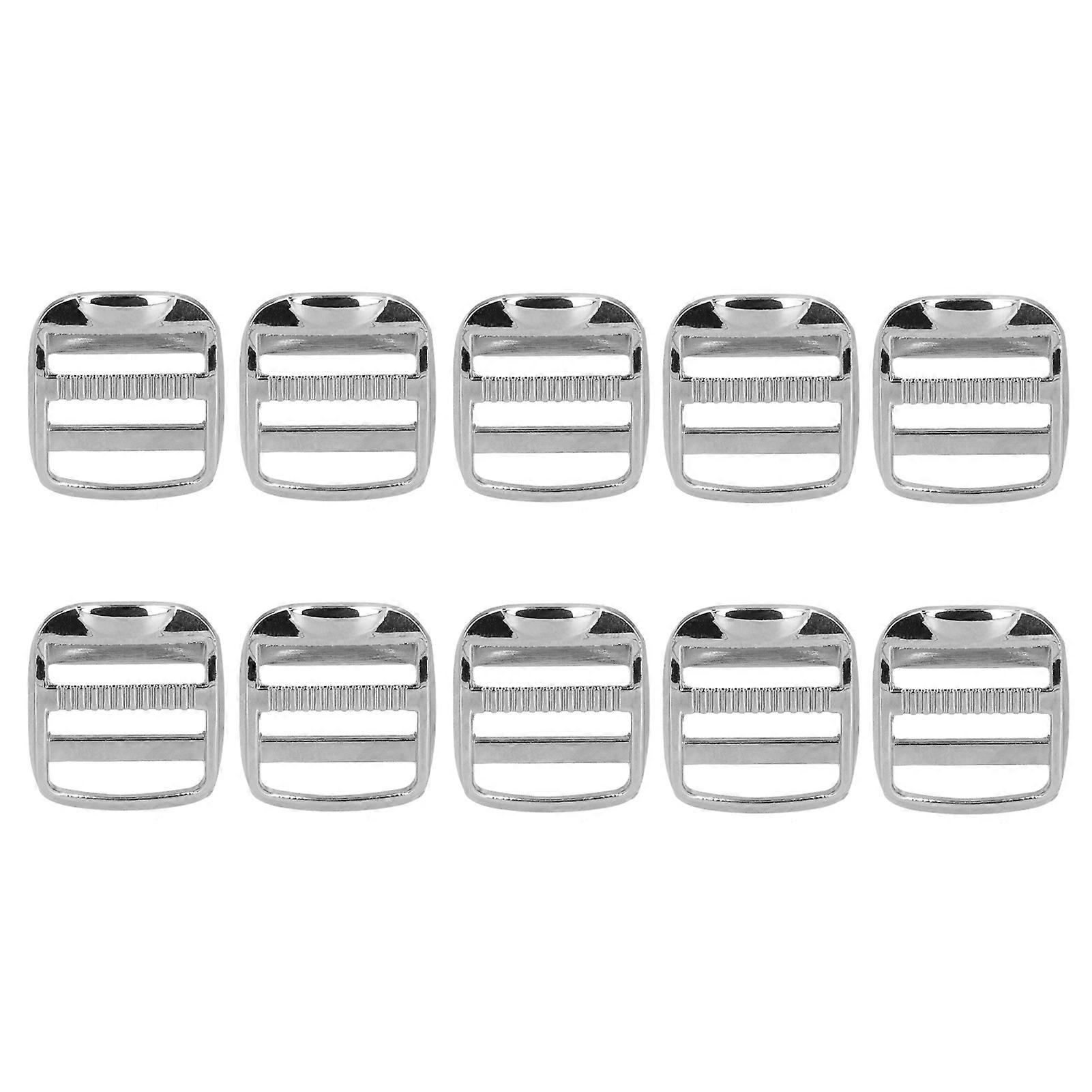 10st 1 tums metall justerbart frigöringsspänne stark tung glänsande legering steglås för gör-det-själv-väskor tillbehör