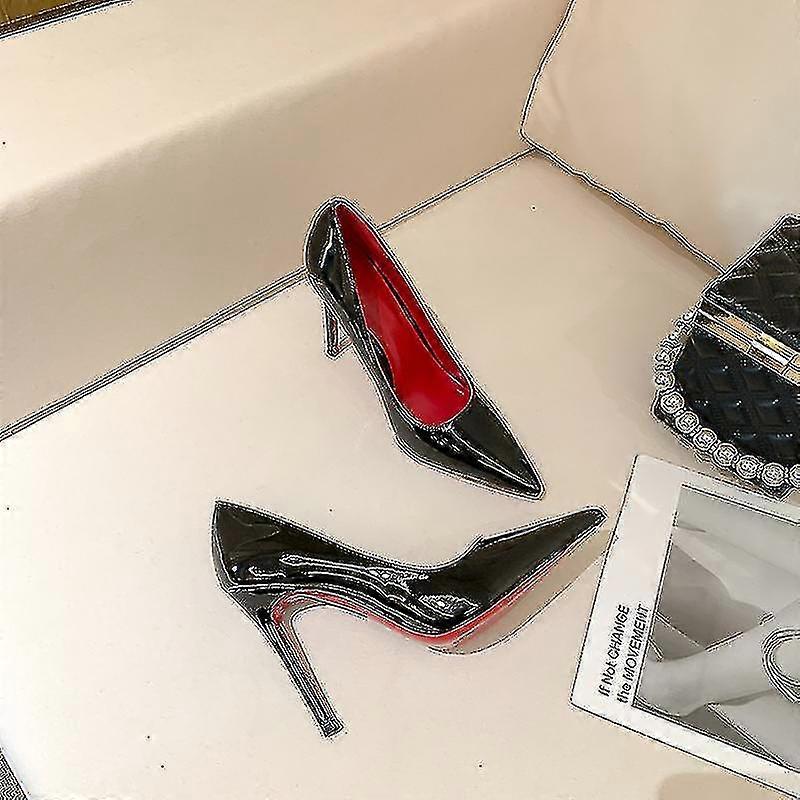 High Heels Fake Red Sole Shoes Red Bottom Shoes