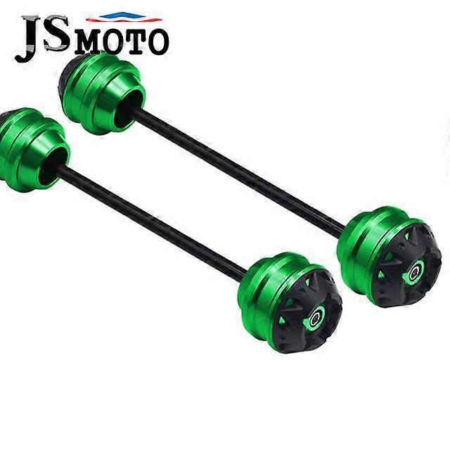 NEW Motorcycle CNC Front & Rear Wheel Fork Axle Sliders Cap Crash Protector Kit For Kawasaki Z800 Z1000 Z1000R Z1000SX Ninja1000