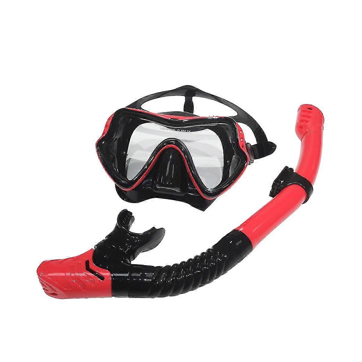 Professional Scuba Diving Mask Snorkeling Set Silicone Anti-fog Goggles Glasses Swimming Pool Equip