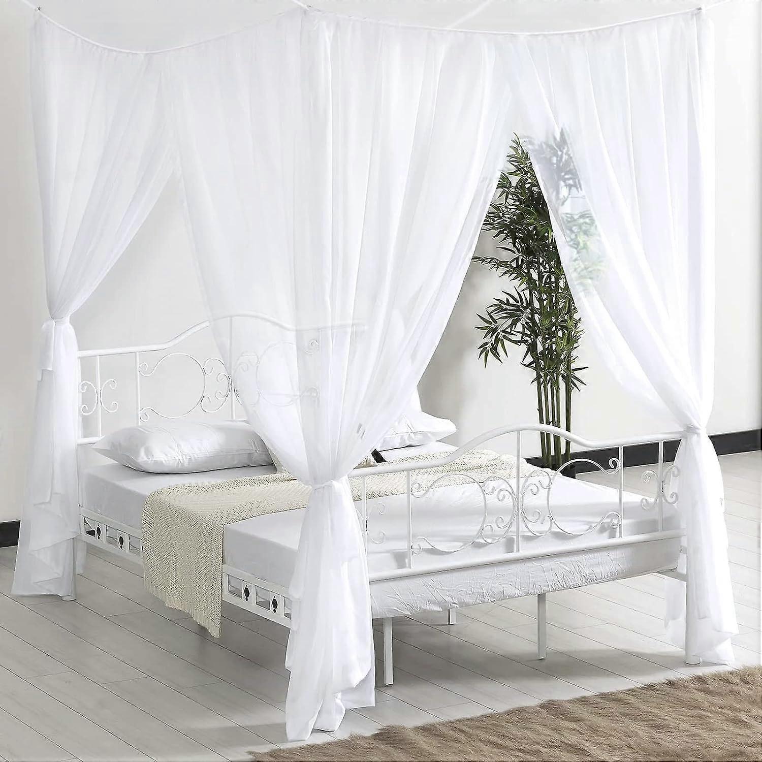 LINJOU Bed Mosquito Net, for Effective Mosquito Soling,for Double Bed and Single Bed (190 x 240 x 210 cm)