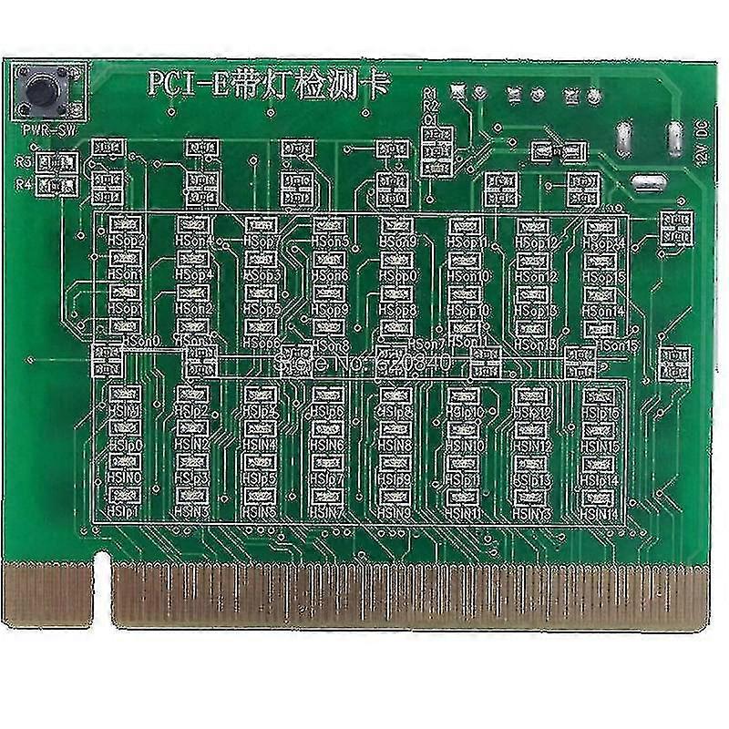 Pci-e 16x 8x Pci Express Yuva Test Cihazı Kartı Işık Test Cihazı ile