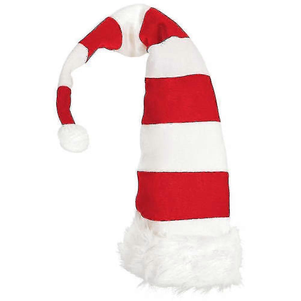 Christmas Striped Santa Hat Elf Long Cap Fancy Dress Party Accessory Holiday Headwear
