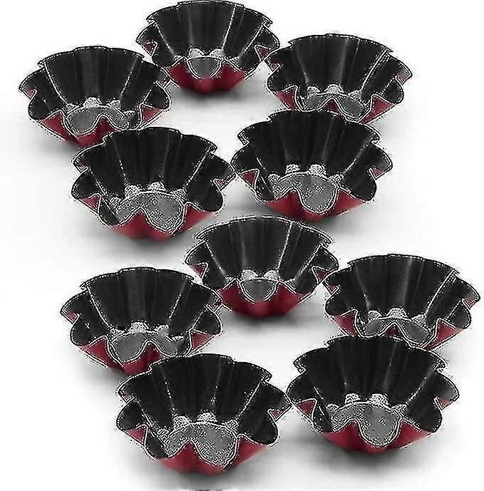 10 Pack Terte former, Mini Steel Cake Mold Forms