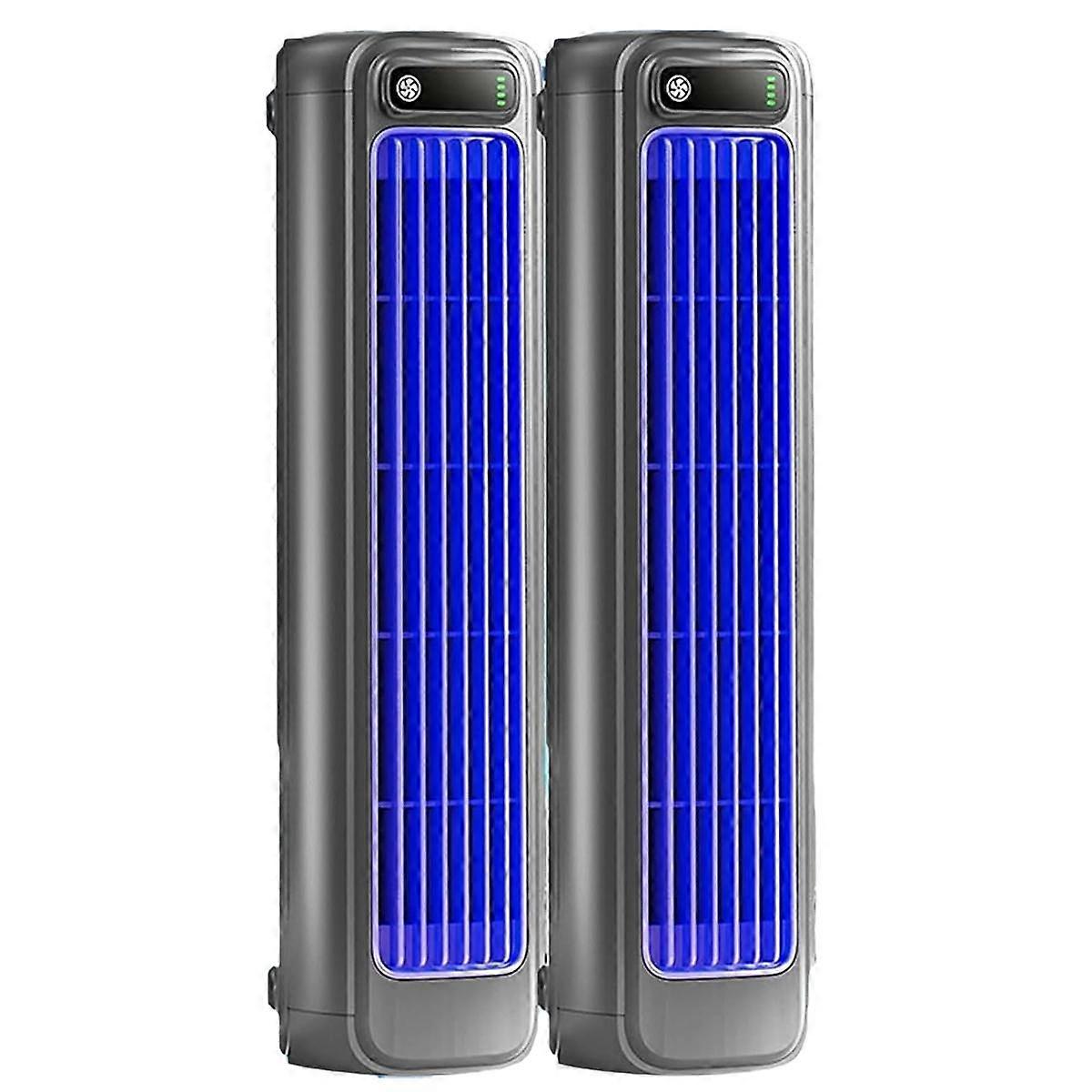 High Wind Power Silent Fan Long Battery Life Office Desktop Tower Fan Wall Mount Portable USB Fan