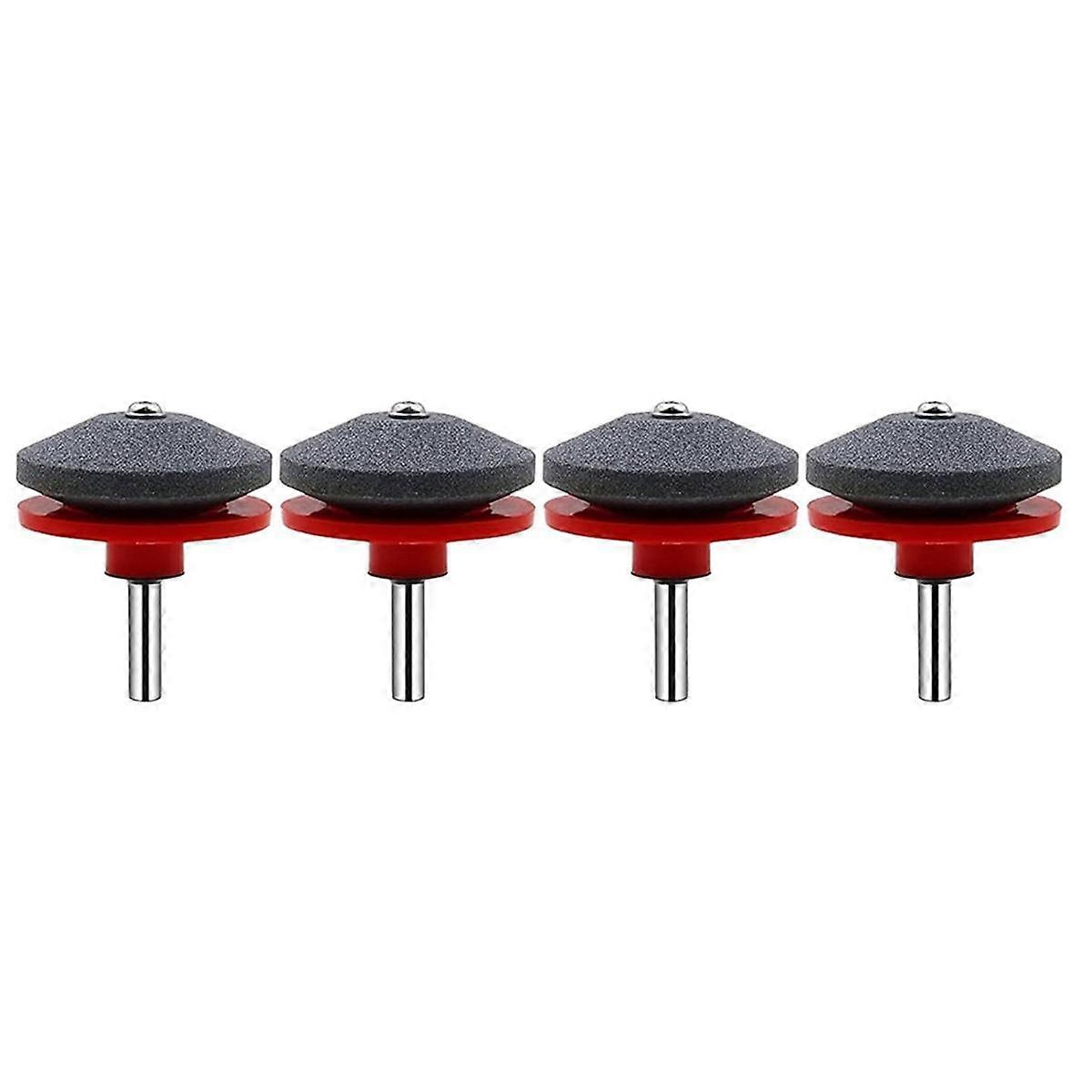 4PCS Lawnmower Dull Blade Sharpener, Lawn Mower Blade Sharpener Tool, Universal Blade Sharpeners fo
