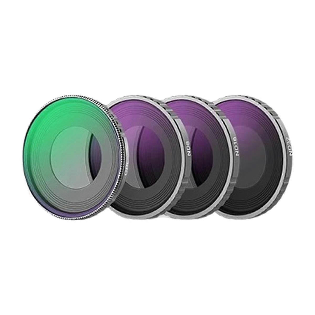For Action 4 ND Filter Set CPL ND8/16/32 Filters Kit for Action 4 Action Camera Accessories
