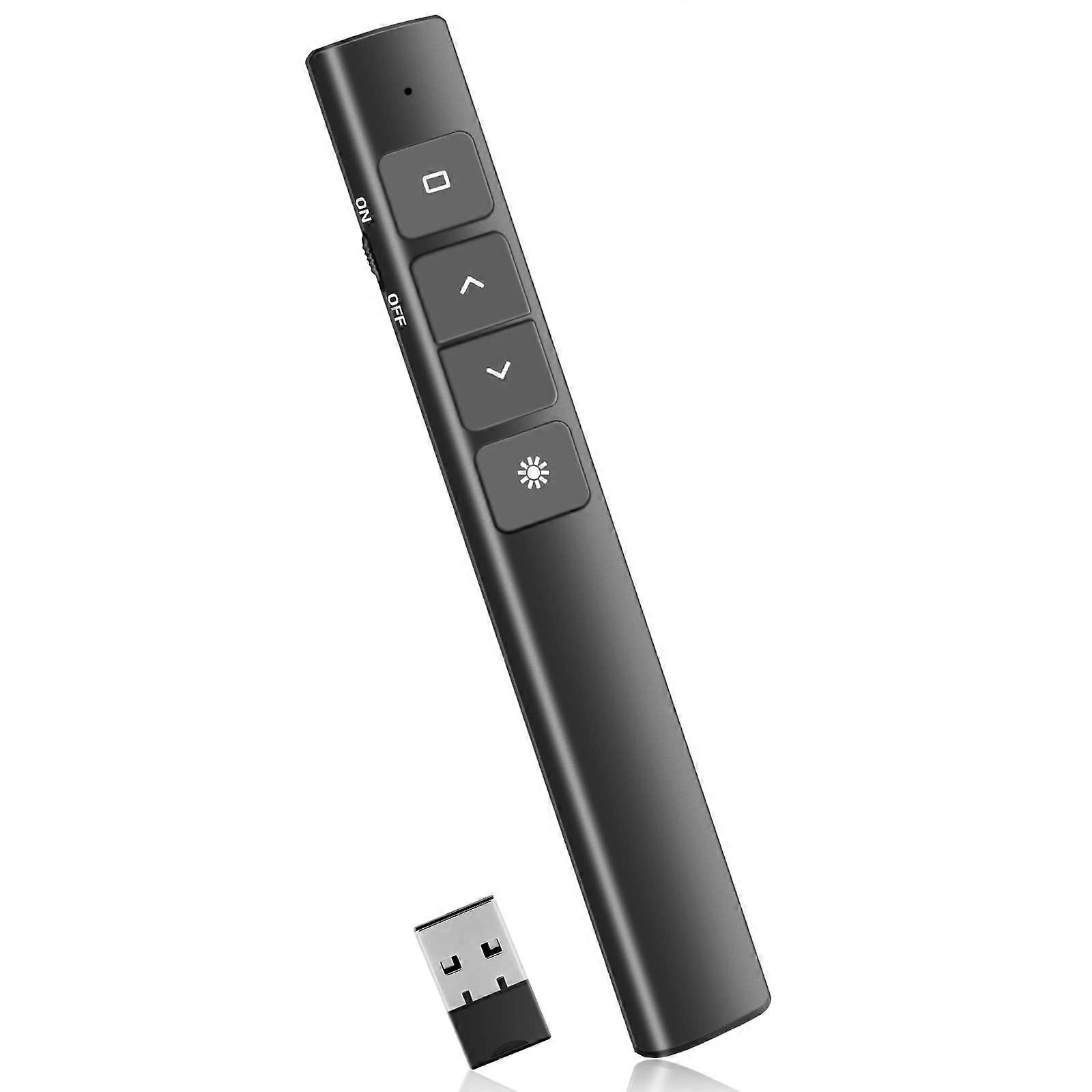 Präsentationsklicker, Clicker für Powerpoint, 2,4 GHz Hyperlink Wireless Presenter Remote PowerPoint