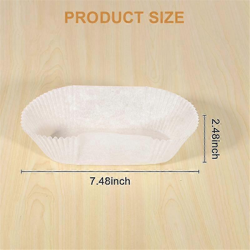 40パックグリースプルーフパンティンライナーストレートエッジベーキングパーチメント紙ノンスティックケーキパンケーキTi