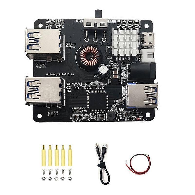 Multi USB 3.0 4-Port Splitter for Ros Robot for Jetson for Nano 2.5inch HDD/SSD