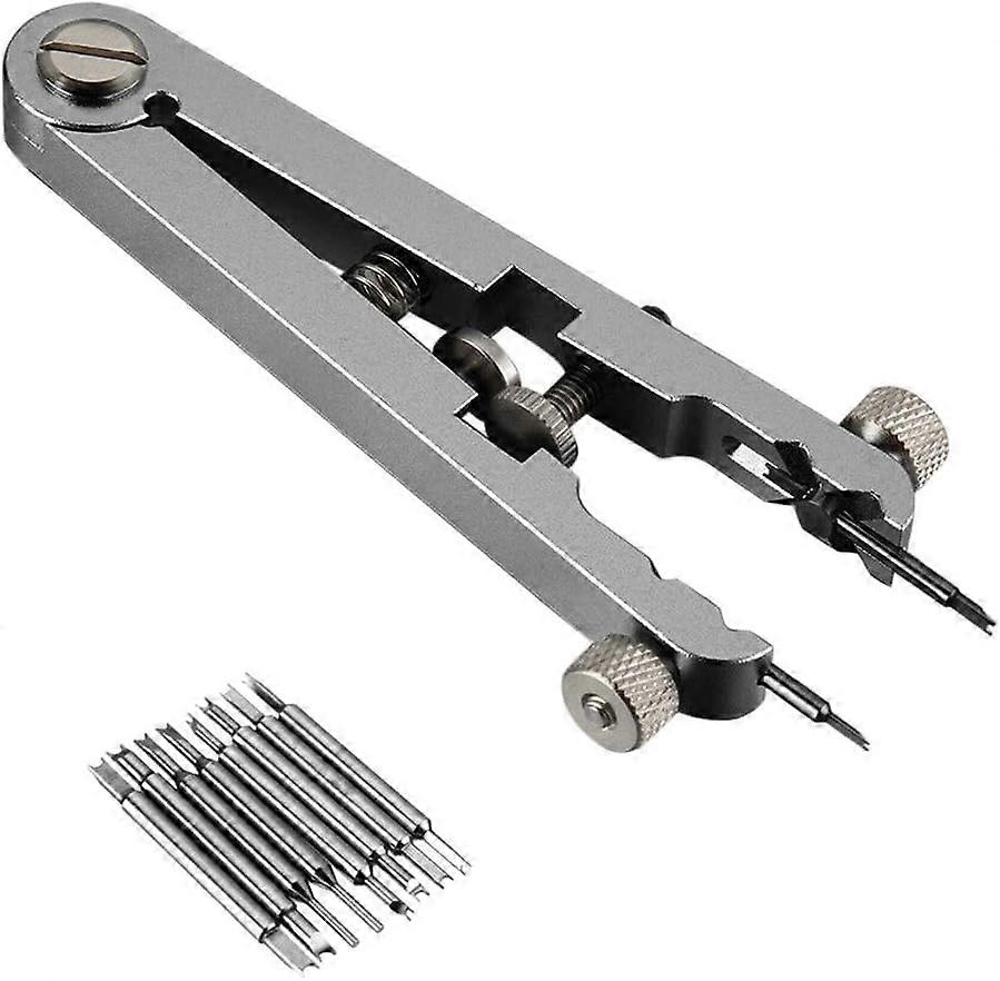 8 Pin Spring Clamp + Standard Spring Clamp for Watch Straps(silver)