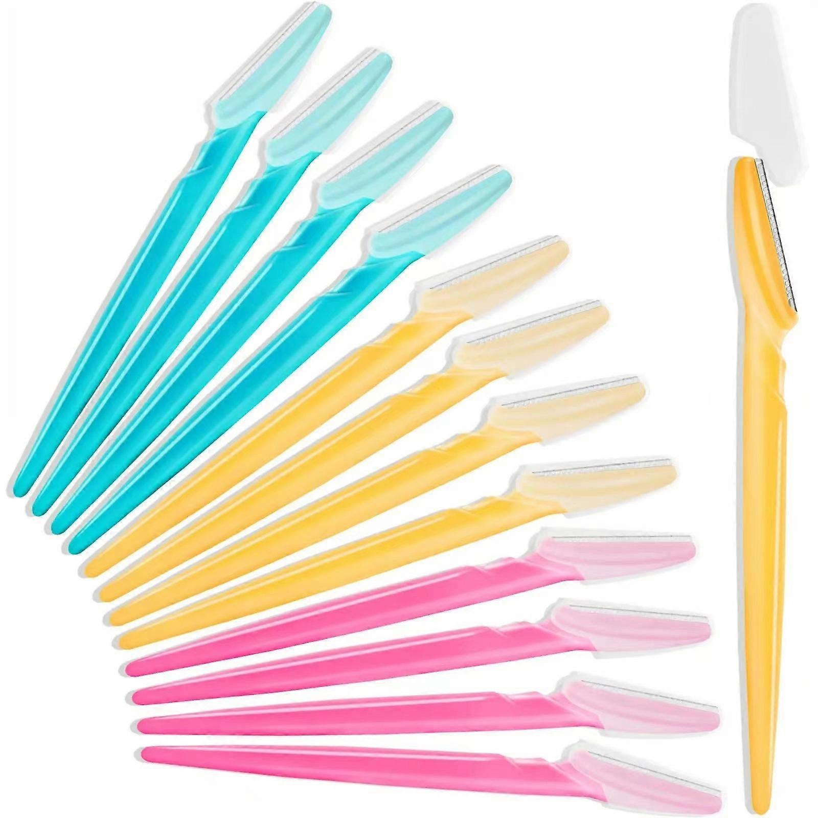 Cross-border eyebrow trimmer razor eyebrow razor 36 sets of anti-scratch safety sharp razor beauty tool manufacturer wholesale eyebrow trimmer 12 sets