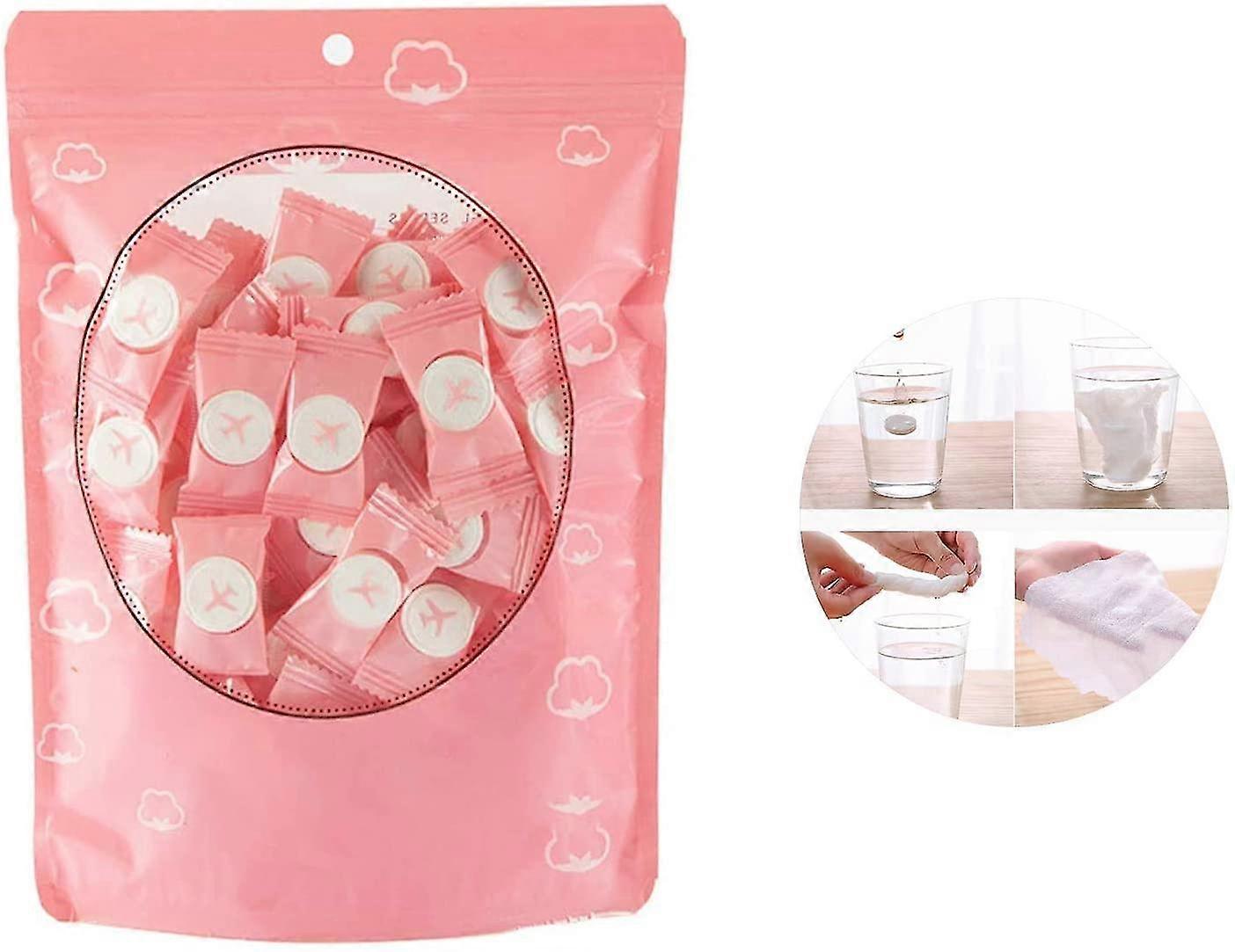 100pcs Compressed Face Towel, Portable, Face Wash Towel, Space-saving