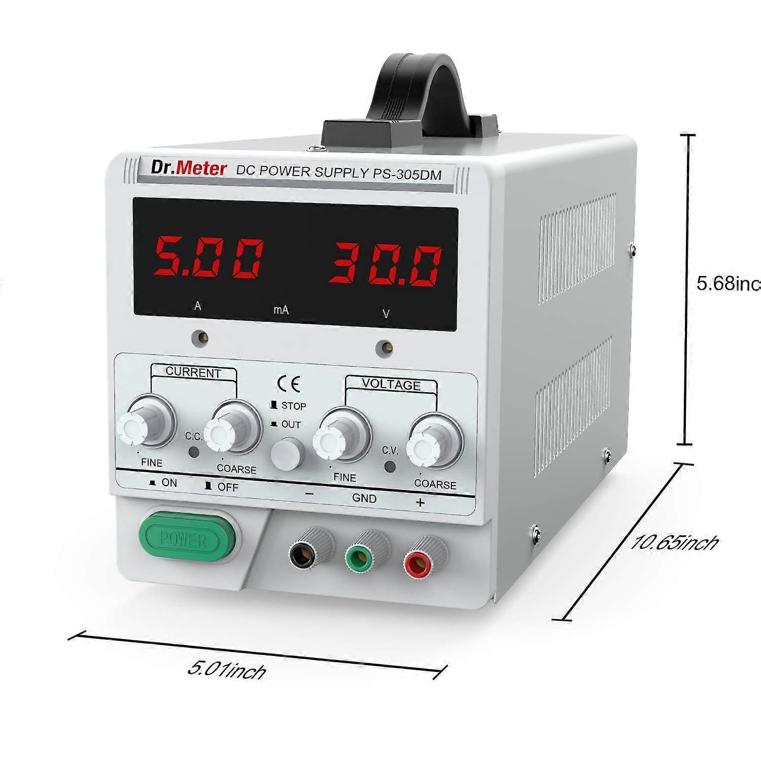 Laboratory Power Supply 30V10A Current Regulator Switch Power Supply Adjustable Voltage Regulator Bench Source 3 LED Digital
