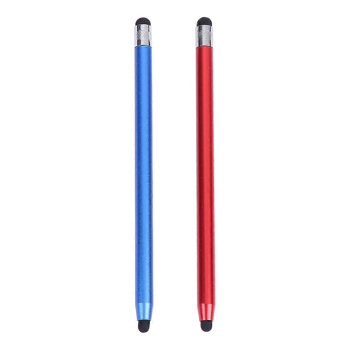 2pcs Double Head Capacitive Touch Screen Pens Universal Phone Tablet Stylus Pen
