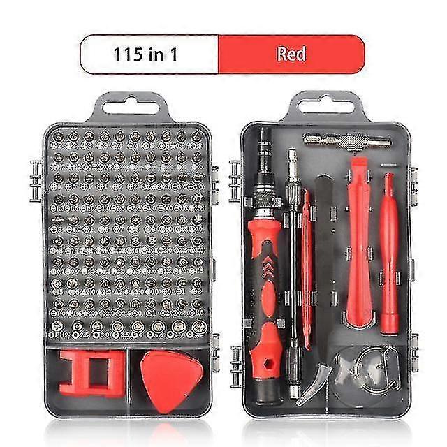 Kit di riparazione del computer, 122 / 115 in 1 kit di cacciaviti magnetici per laptop, set di cacciaviti di precisione, piccolo caso di cacciavite a impatto
