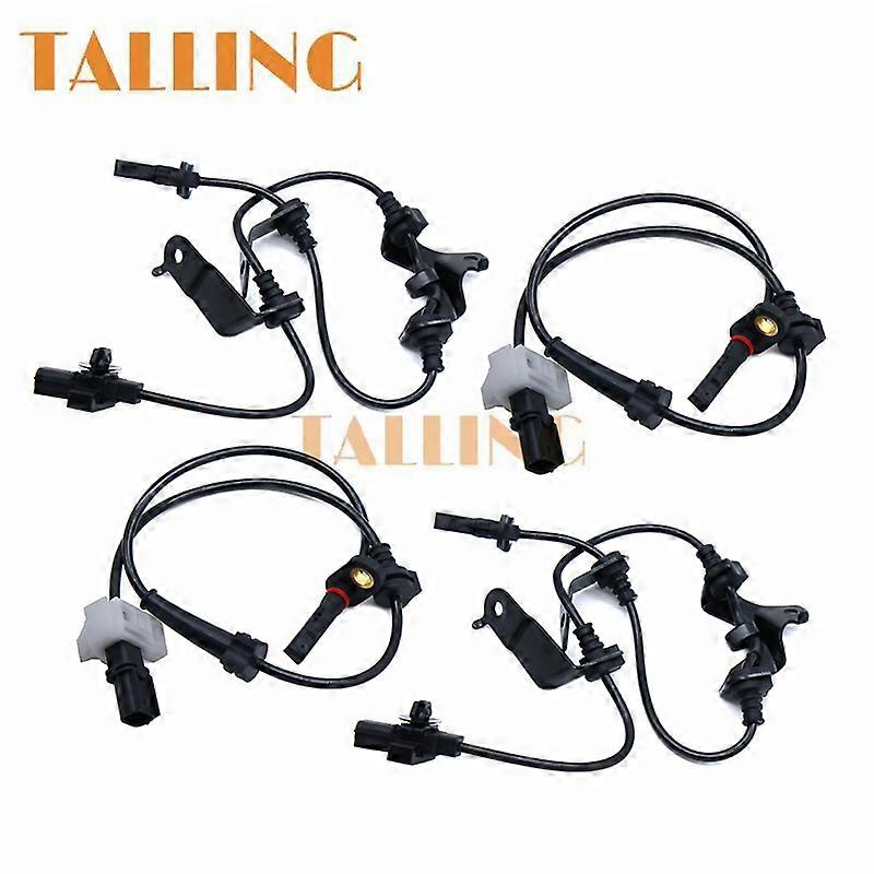 4PCS Front Rear Left/Right Wheel ABS Speed Sensor For Acura TL 2009-2014 57450-TK4-A01 57455-TK4-A01 57470-TK4-A02 Car Part