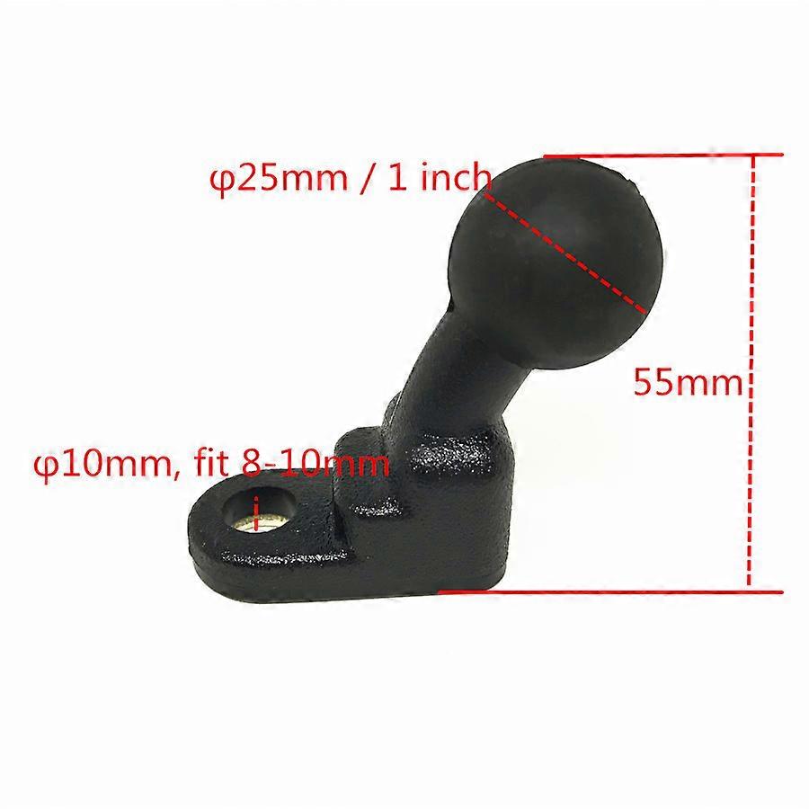 Aluminum or Plastic Double Socket Arm used with 1 Inch Ball Bases and Holder mount For GoPro Camera Smartphone