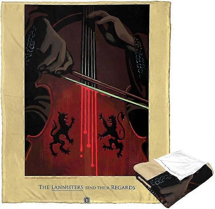 Game of Thrones Silk Touch Throw Blanket, hälsningar från The Lannisters