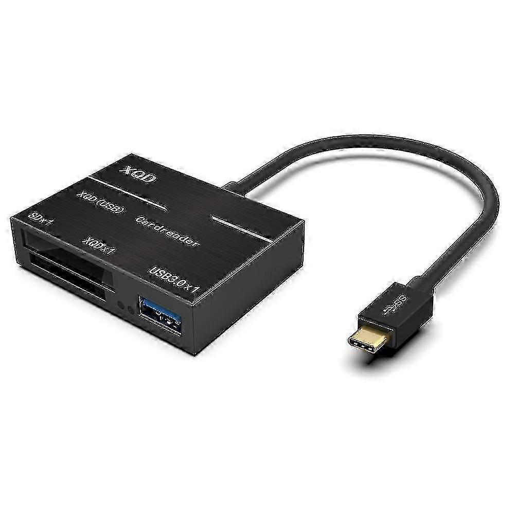 Lettore di schede da tipo c a xqd Lettore di schede ad alta velocità Hub USB 3.0 ad alta velocità compatibile con USB3.0 / 2.