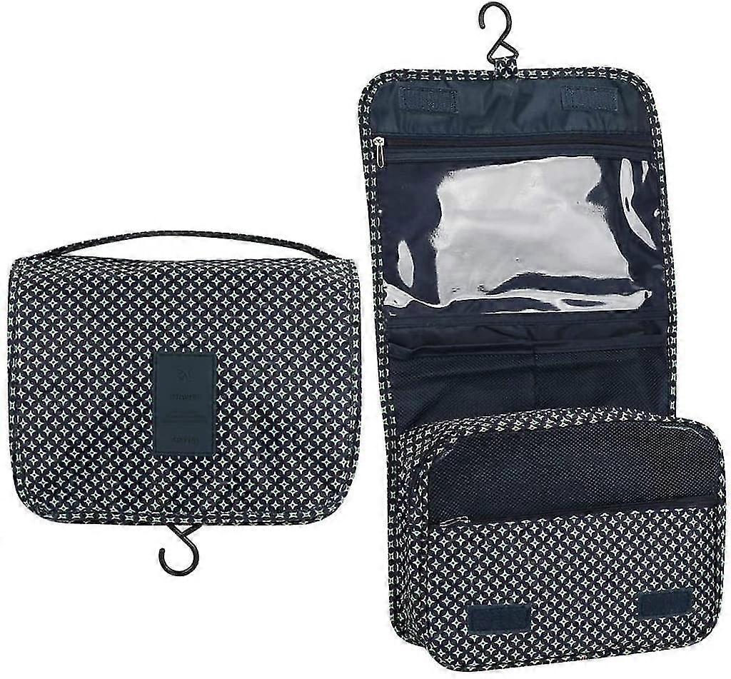 女性女の子ラディのためのハンドル洗浄袋洗浄袋付き折りたたみ式旅行トイレタリーバッグを吊るす