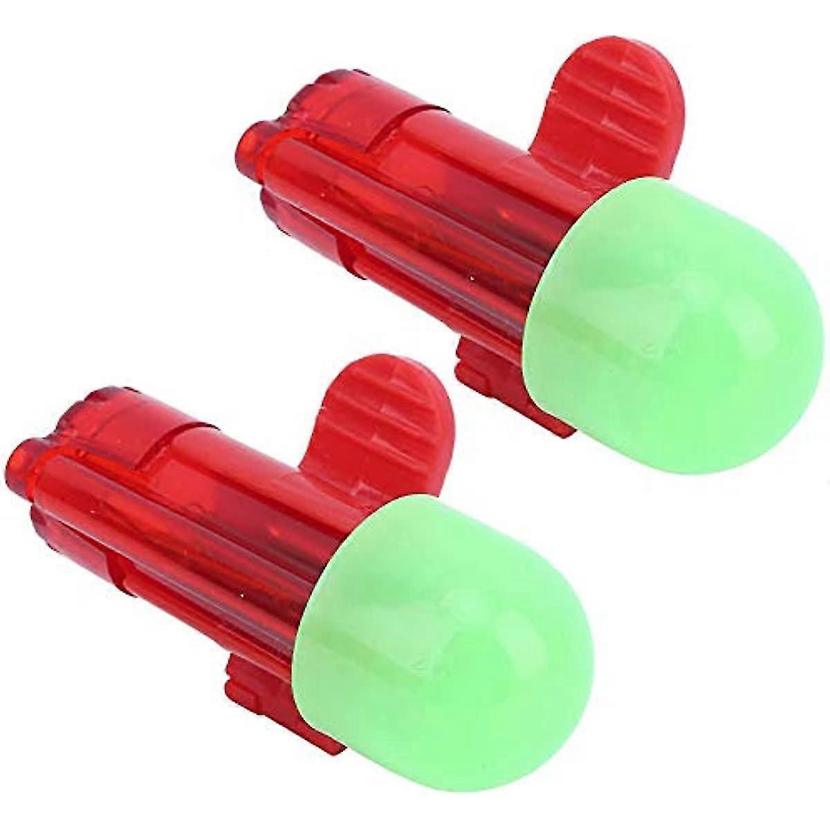 So 2 Sets Led Ing Bite Alarm Glow Stick Replacement Double Alert Sea Ing Led Rod Tip Biting Alarm Ing Too