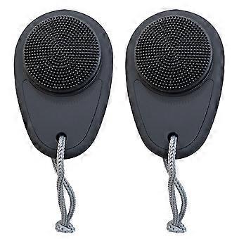 2 double-sided silica gel facial scrub facial cleanser, manual massage facial scrub, soft hair silica gel brush