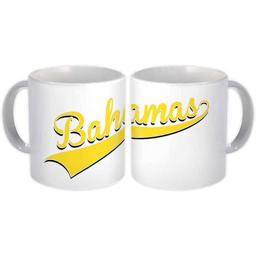 Geschenkbecher: Bahamas Flagge