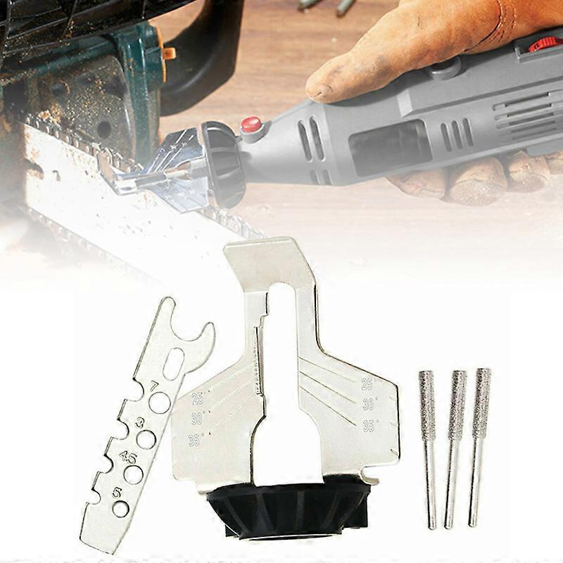 For Saw Chains Chainsaw sharpener attachment Set Kit Saw Chain Sharpening