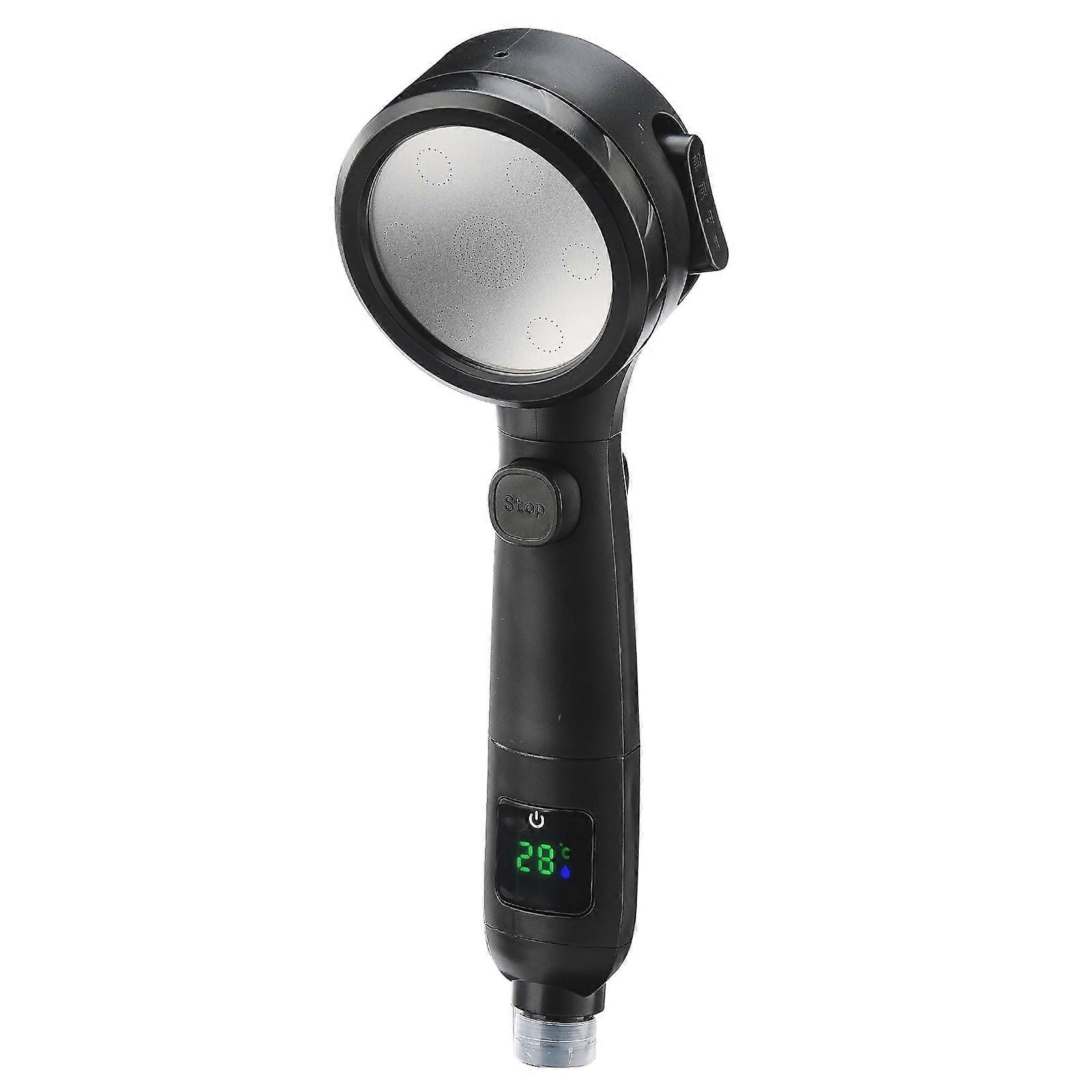 Water-Saving Shower Head with Pressure Increase, 4 Jet Types