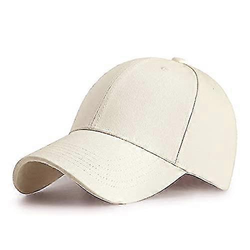 Berretto da baseball semplice per uomini e donne (bianco)