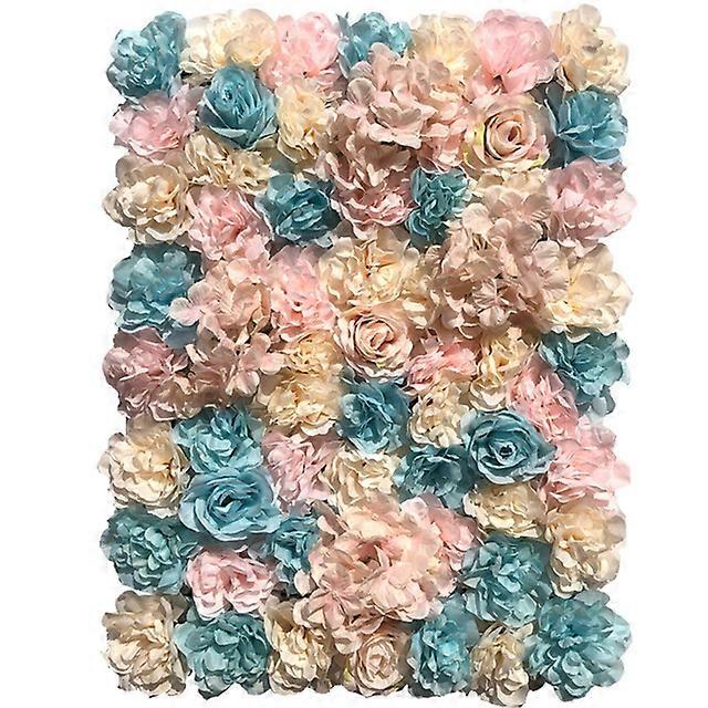 40*60cm Rose Artificial Flower Wall Panel Home Decor